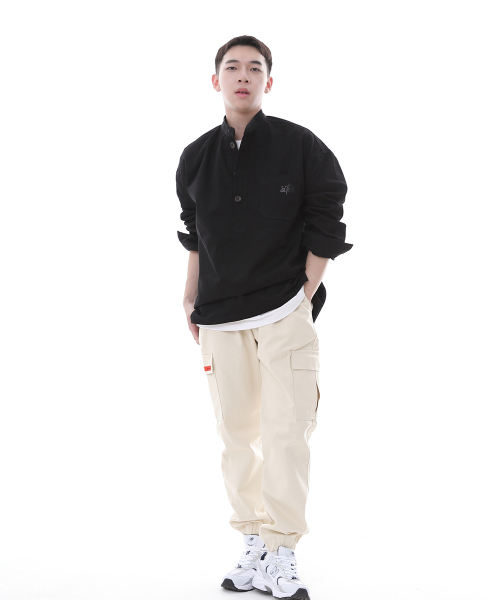 SAINTCREW(セントクルー)の「レトロラインカーゴジョガーパンツ RL-311CJ クリーム(スウェットパンツ・メンズ・その他・SMALL/MEDIUM/LARGE/X-LARGE)」の5枚目の写真