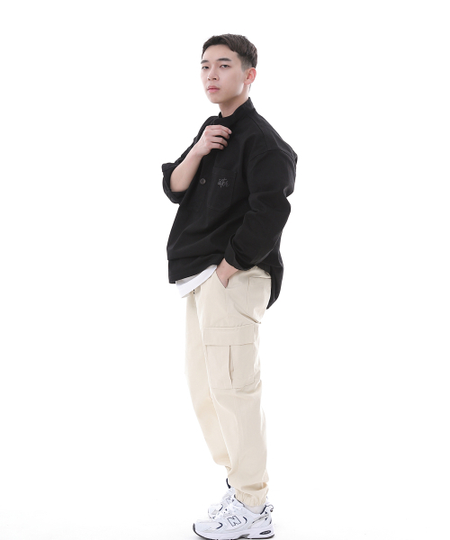 SAINTCREW(セントクルー)の「レトロラインカーゴジョガーパンツ RL-311CJ クリーム(スウェットパンツ・メンズ・その他・SMALL/MEDIUM/LARGE/X-LARGE)」の7枚目の写真