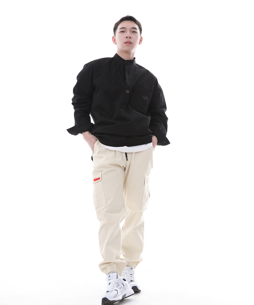 SAINTCREW(セントクルー)の「レトロラインカーゴジョガーパンツ RL-311CJ クリーム(スウェットパンツ・メンズ・その他・SMALL/MEDIUM/LARGE/X-LARGE)」の11枚目の写真