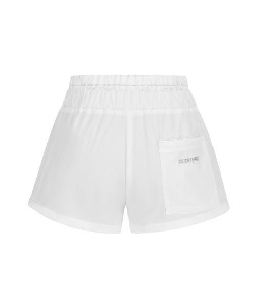 silent(and)(サイレントアンド)の「pocket short cotton pants(その他パンツ・レディース・ホワイト・SMALL)」の2枚目の写真