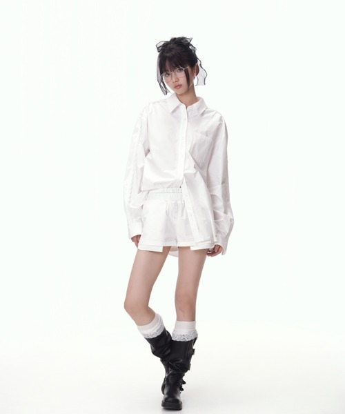 silent(and)(サイレントアンド)の「pocket short cotton pants(その他パンツ・レディース・ホワイト・SMALL)」の7枚目の写真