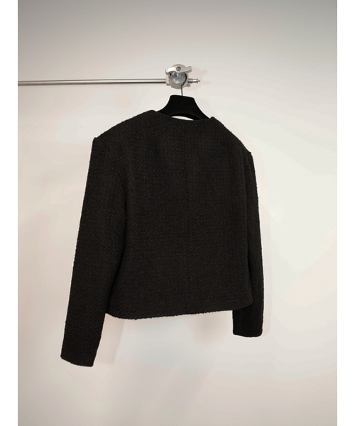 GOZER(ゴーザー)の「TWEED ZIP UP_BLACK(その他アウター・メンズ・ブラック・FREE)」の8枚目の写真