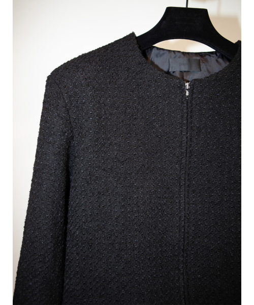 GOZER(ゴーザー)の「TWEED ZIP UP_BLACK(その他アウター・メンズ・ブラック・FREE)」の9枚目の写真