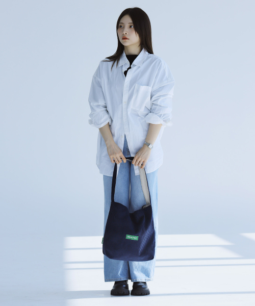 GREEN STUFF（グリーンスタッフ）の「seem full bag 62 - classic corduroy navy（ショルダーバッグ・レディース・その他・FREE）」の7枚目の写真