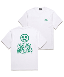 CHANGE THE RULES 半袖Tシャツ (DS026) ホワイト