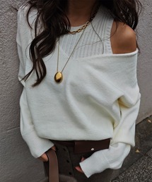 esutoreja | タンクレイヤードVネックニット(ニット/セーター)