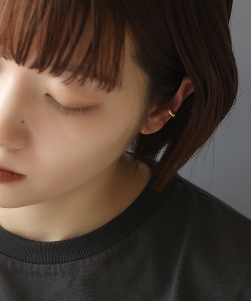 Lilas（リラ）の「Cカーブイヤーカフ K10（片耳）（イヤーカフ・レディース・ゴールド・FREE）」の22枚目の写真