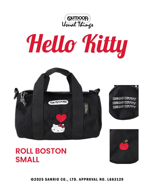 OUTDOOR PRODUCTS（アウトドアプロダクツ）の「HELLO KITTY 別注 230 ROLLBOSTON SMALL（ショルダーバッグ・レディース・レッド/ネイビー/グリーン系その他/ベージュ/ブラック・FREE）」の13枚目の写真