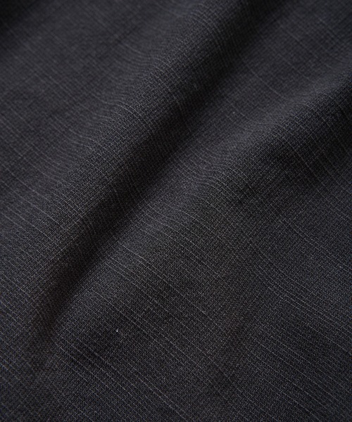 NO NEED(ノーニード)の「トラ麻ライク刺繍シャツ(シャツ/ブラウス・メンズ・ブラック/カーキ/アイボリー・M/L/LL)」の17枚目の写真