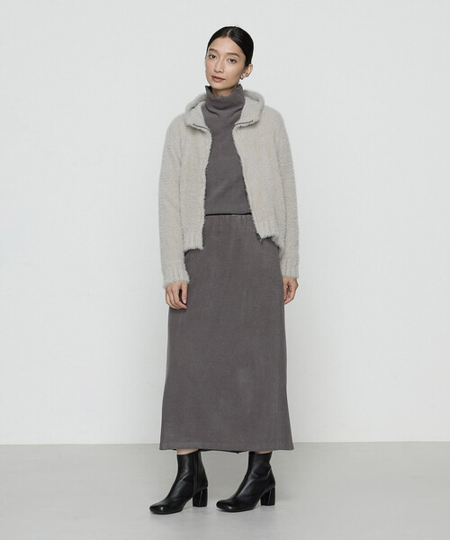 Gabardine K.T（ギャバジンケーティー）の「〔 +サイズ 〕 ニットコール タイトスカート（スカート・レディース・ネイビー・13号）」の11枚目の写真