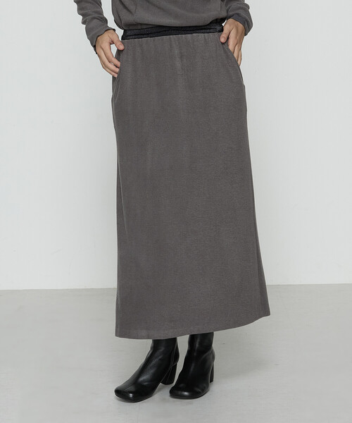 Gabardine K.T（ギャバジンケーティー）の「〔 +サイズ 〕 ニットコール タイトスカート（スカート・レディース・ネイビー・13号）」の14枚目の写真