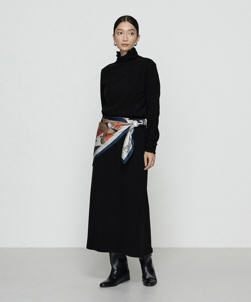 Gabardine K.T（ギャバジンケーティー）の「〔 +サイズ 〕 ニットコール タイトスカート（スカート・レディース・ネイビー・13号）」の15枚目の写真