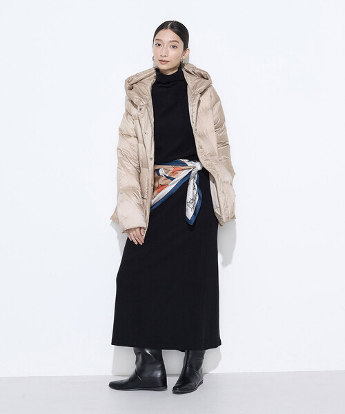 Gabardine K.T（ギャバジンケーティー）の「〔 +サイズ 〕 ニットコール タイトスカート（スカート・レディース・ネイビー・13号）」の5枚目の写真