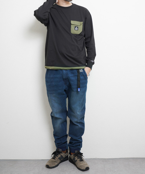 GERRY（ジェリー）の「GERRY ドローコード内蔵　ナイロンポケットTEE（Tシャツ/カットソー・メンズ・ホワイト/ブラック/グレー・MEDIUM/LARGE/X-LARGE）」の11枚目の写真