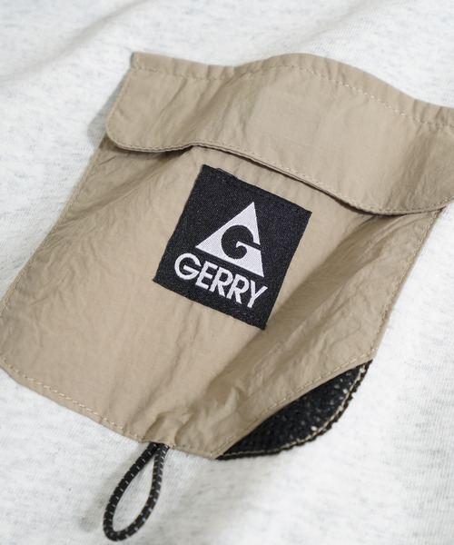 GERRY（ジェリー）の「GERRY ドローコード内蔵　ナイロンポケットTEE（Tシャツ/カットソー・メンズ・ホワイト/ブラック/グレー・MEDIUM/LARGE/X-LARGE）」の12枚目の写真