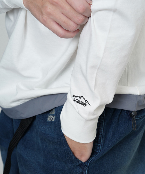 GERRY（ジェリー）の「GERRY ドローコード内蔵　ナイロンポケットTEE（Tシャツ/カットソー・メンズ・ホワイト/ブラック/グレー・MEDIUM/LARGE/X-LARGE）」の20枚目の写真