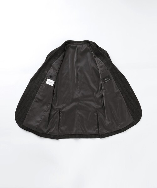 MACKINTOSH PHILOSOPHY（ﾏｯｷﾝﾄｯｼｭ ﾌｨﾛｿﾌｨｰ）の「テーラードジャージー ジャケット EMMETEXヘリンボン（テーラードジャケット・メンズ・ブラウン系その他5・36/38）」の12枚目の写真