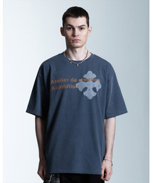AAMBITION（アアンビション）の「アトリエクロスTシャツ（ヴィンテージブルー）（Tシャツ/カットソー）」