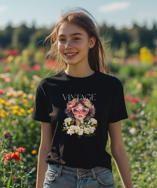 ONEHUNDREDPERCENT FOR WOMAN（ワンハンドレッドパーセントフォーウーマン）の「OHPxGOODD ビンテージウーマンベーシック半袖Tシャツ（Tシャツ/カットソー・レディース・その他・S/M）」の3枚目の写真