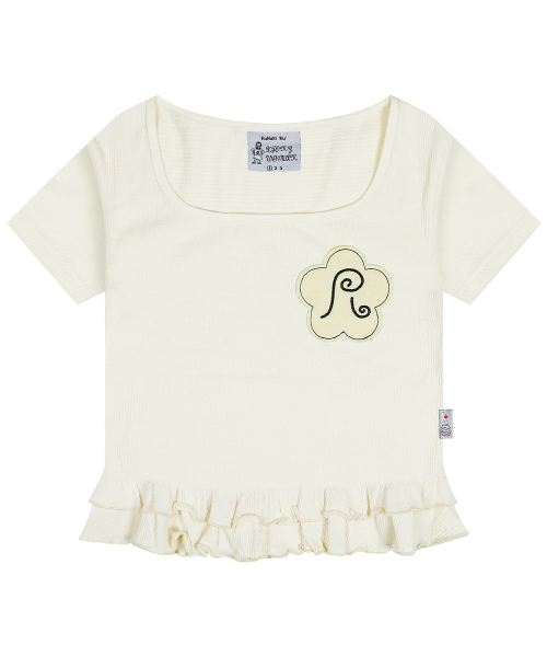RuNaKi'Hu'（ルナキフ）の「WXT047 フリルレイヤードスクエアネックショートスリーブ (アイボリー)（Tシャツ/カットソー・レディース・その他・1/2）」の9枚目の写真