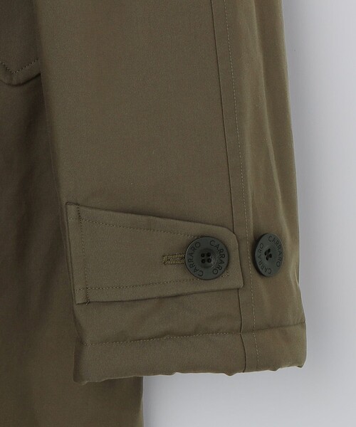 SHIPS(シップス)の「CARRARO: コットン/ポリエステル モッズコート(ブルゾン・メンズ・オリーブ/ブラック・MEDIUM/LARGE/X-LARGE)」の7枚目の写真