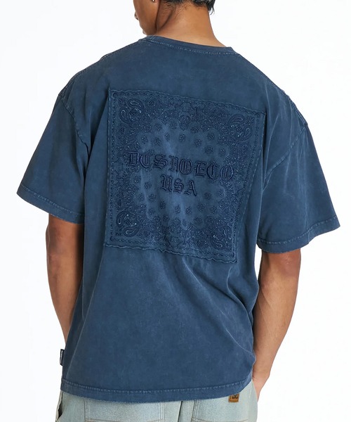 BOSS DWFC Tシャツバンダナ等セット DC/ディーシー 半袖 Tシャツ バックプリント バンダナ柄 DST262008（T