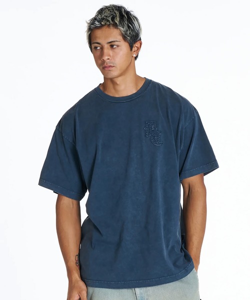 DC(ディーシー)の「DC/ディーシー 半袖 Tシャツ バックプリント バンダナ柄 DST262008(Tシャツ/カットソー・メンズ・スミクロ/ベージュ/ネイビー/ブラック・M/L/XL/S/2XL)」の17枚目の写真
