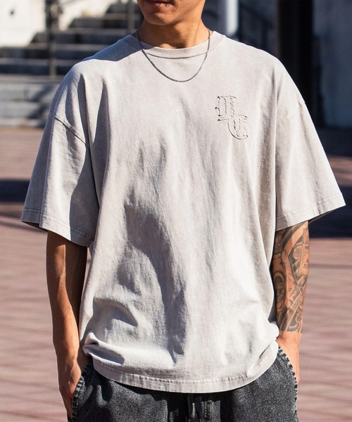 DC(ディーシー)の「DC/ディーシー 半袖 Tシャツ バックプリント バンダナ柄 DST262008(Tシャツ/カットソー・メンズ・スミクロ/ベージュ/ネイビー/ブラック・M/L/XL/S/2XL)」の16枚目の写真