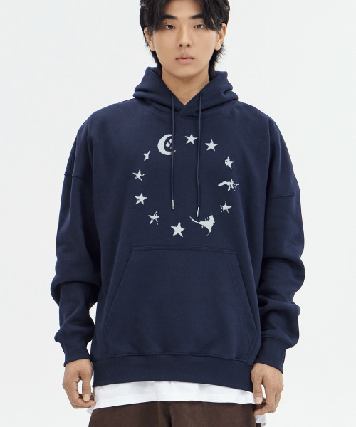 BY.L(バイエル)の「ムンスター フードパーカー ネイビー(パーカー・メンズ・その他・L/XL/XXL/M)」の3枚目の写真