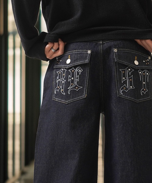 セール】13oz リベット使い リジッドデニム / 13oz Rivet-Detailed