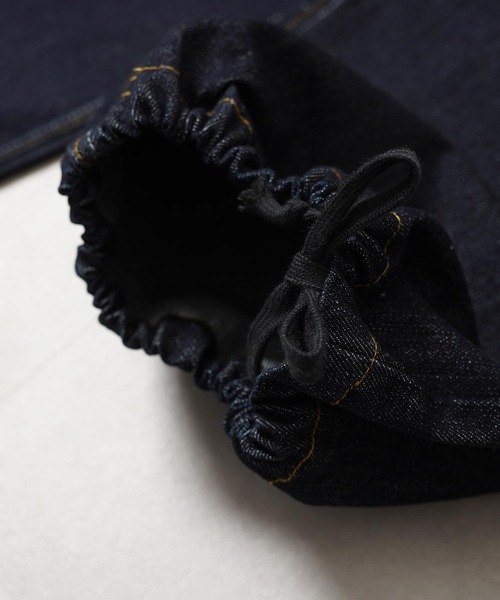 1111clothing（ワンフォークロージング）の「13oz リベット使い リジッドデニム / 13oz Rivet-Detailed Rigid Denim（デニムパンツ・メンズ・インディゴブルー/ブラック・XL/L/M）」の11枚目の写真