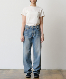DENMADE（デンメイド）の「(WOMEN) DEN0461 Vintage Mid Blue Wide Jeans（デニムパンツ）」