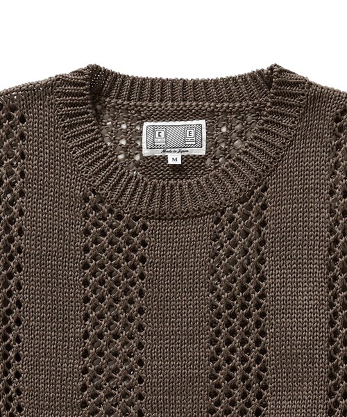 C.E(シーイー)の「C.E / COTTON WALE STRIPE KNIT(ニット/セーター・メンズ・オリーブ・L/XL/M)」の3枚目の写真