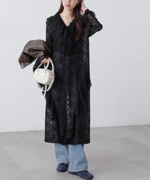 FREE'S MART | ◆前開きラッフルフリルレースワンピース(ワンピース)