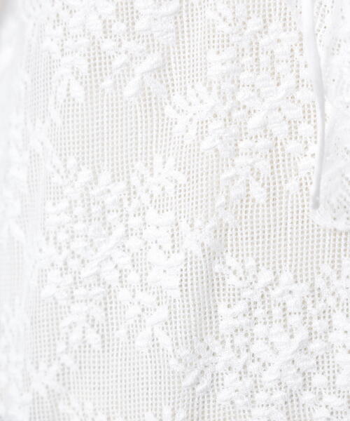 FREE'S MART（フリーズマート）の「◆前開きラッフルフリルレースワンピース（ワンピース・レディース・ホワイト/ブラック・FREE）」の20枚目の写真