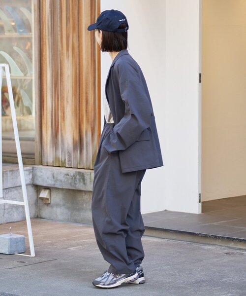 CIAOPANIC TYPY（チャオパニックティピー）の「【molmol】撥水/洗濯可/男女兼用/ドライバーズワイドパンツ/ミノテックリップ（スラックス・メンズ・オリーブ/チャコールグレー・MEDIUM/LARGE）」の10枚目の写真