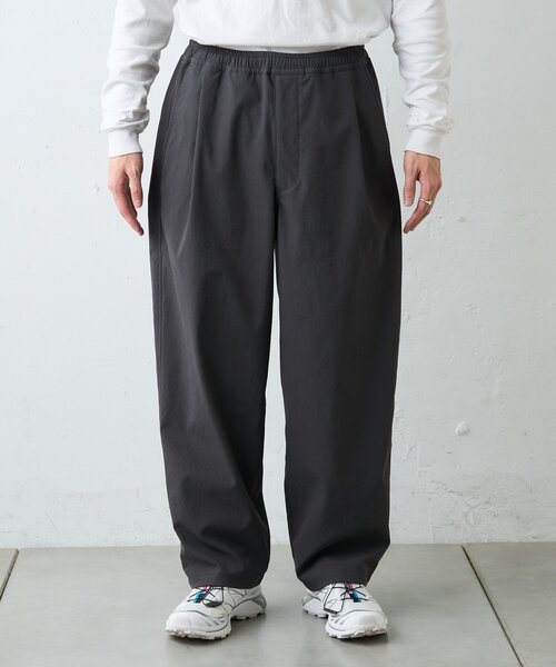 CIAOPANIC TYPY（チャオパニックティピー）の「【molmol】撥水/洗濯可/男女兼用/ドライバーズワイドパンツ/ミノテックリップ（スラックス・メンズ・オリーブ/チャコールグレー・MEDIUM/LARGE）」の16枚目の写真