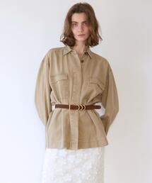 martinique（マルティニーク）の「マットヴィンテージシャツブルゾン（ミリタリージャケット）」