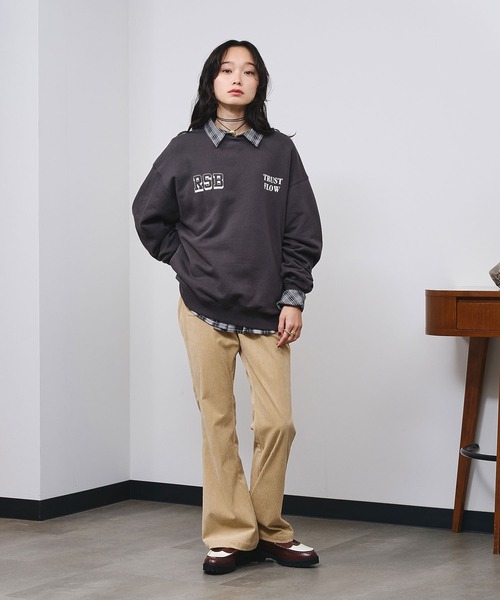 ROSE BUD(ローズバッド)の「MIXED CHECK SHIRTS(シャツ/ブラウス・レディース・ベージュ/ブラック・ONE SIZE)」の18枚目の写真