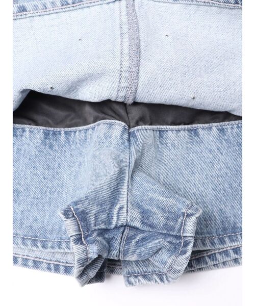 dazzlin（ダズリン）の「パールハイウエストデニムスカパン（デニムパンツ・レディース・ブルー/インディゴブルー・MEDIUM/SMALL）」の6枚目の写真