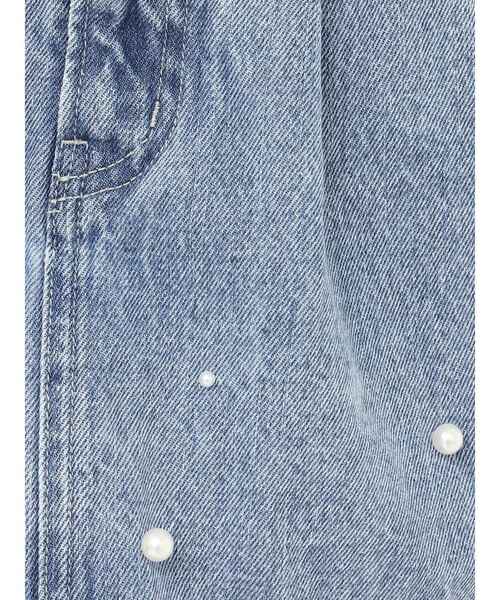 dazzlin（ダズリン）の「パールハイウエストデニムスカパン（デニムパンツ・レディース・ブルー/インディゴブルー・MEDIUM/SMALL）」の3枚目の写真