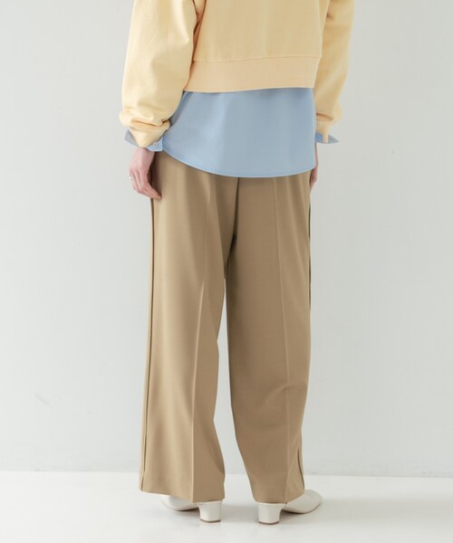 GALLEST（ギャレスト）の「Comfy SET UP｜イージーストレートワイドパンツ【セットアップ対応／通勤／カセット服／接触冷感／UVカット】（その他パンツ・レディース・ブラック/ダークグレー/キャメル/ライトブルー/オリーブ/グレー系その他6・40/38/36/34）」の21枚目の写真