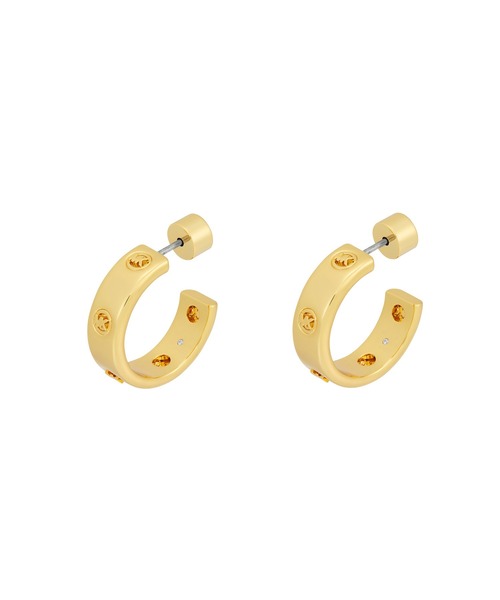 MICHAEL KORS(マイケルコース)の「マイケル・コース アクセサリー レディース ピアス ゴールド MKJ8617710(ピアス(両耳用)・レディース・ゴールド・FREE)」の2枚目の写真