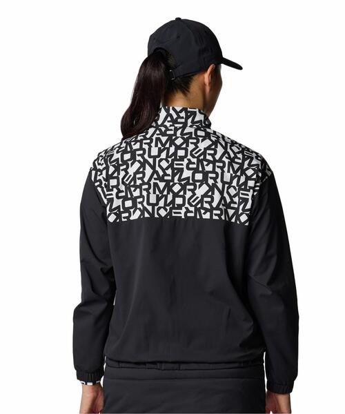 UNDER ARMOUR（アンダーアーマー）の「UAドライブ プリント フルジップ ジャケット（ゴルフ/レディース）（その他アウター・レディース・ブラック・L/S/XL/M）」の2枚目の写真