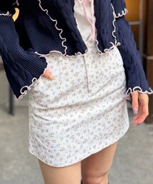 w closet | 花柄ミニスカパン(スカート)