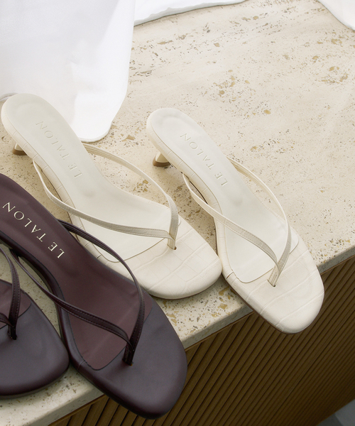 LE TALON（ルタロン）の「3.5cmトングサンダル（サンダル・レディース・アイボリー/チョコ/ブラック系その他・LARGE/MEDIUM/SMALL/X-SMALL/X-LARGE）」の5枚目の写真