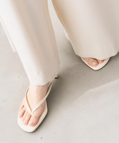 LE TALON（ルタロン）の「3.5cmトングサンダル（サンダル・レディース・アイボリー/チョコ/ブラック系その他・LARGE/MEDIUM/SMALL/X-SMALL/X-LARGE）」の15枚目の写真