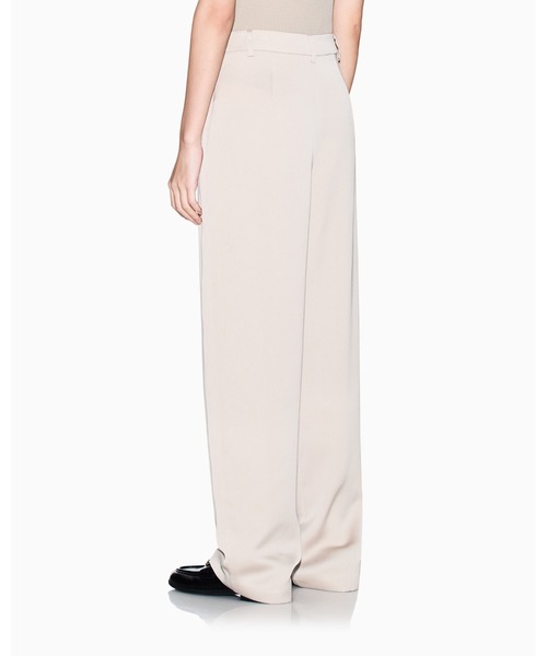 【A|X アルマーニ エクスチェンジ】ポリクレープサテン ストレートパンツ