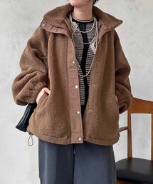 ボアブルゾン