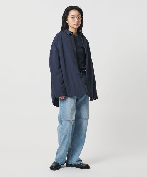 MARW UNITED ARROWS(マルゥ ユナイテッドアローズ)の「<MARW UNITED ARROWS>パディング シャツ 撥水(その他アウター・レディース・グレー系/オフホワイト/ネイビー・FREE)」の21枚目の写真